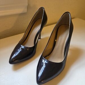 Elegant Navy Blue Women's Heels